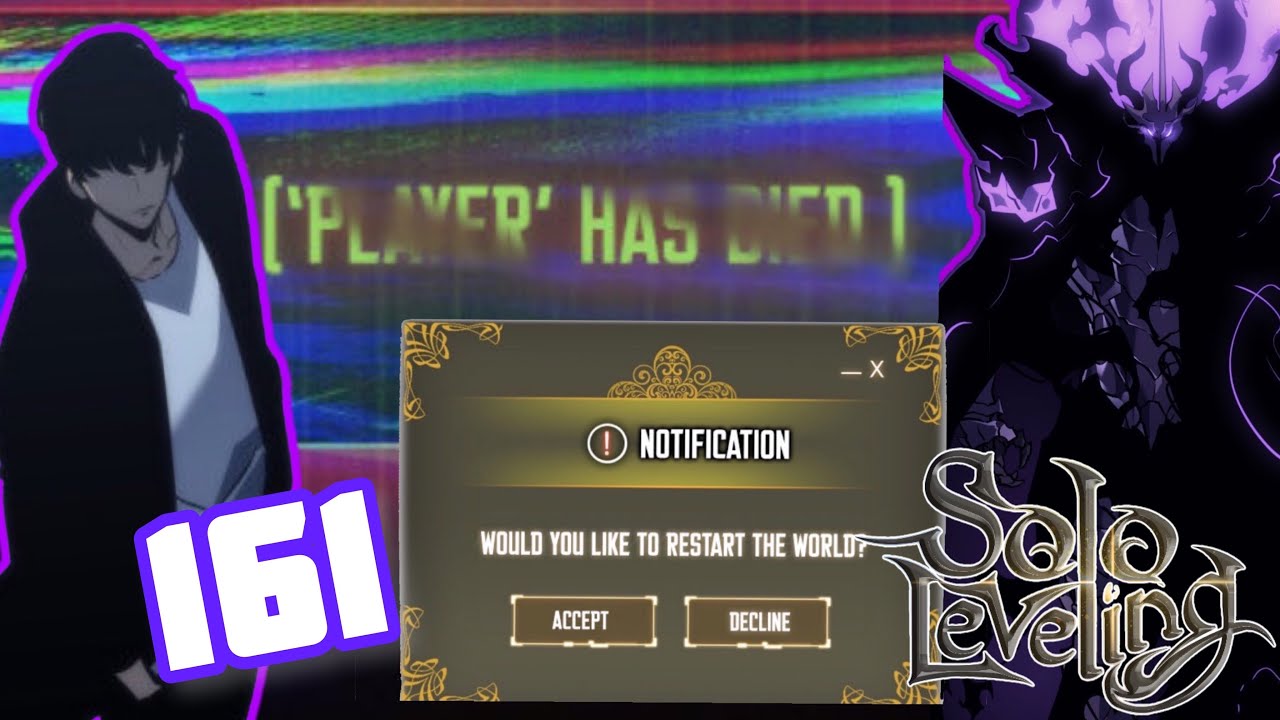 THE BEST CHAPTER EVER?! Solo Leveling Chapter 161 Reaction | Restarting