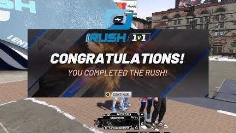 I WON THE 1v1 RUSH EVENT IN NBA 2K20