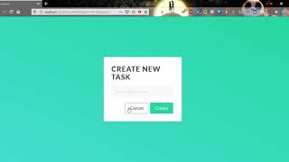 Task Manager Demo of what we will create