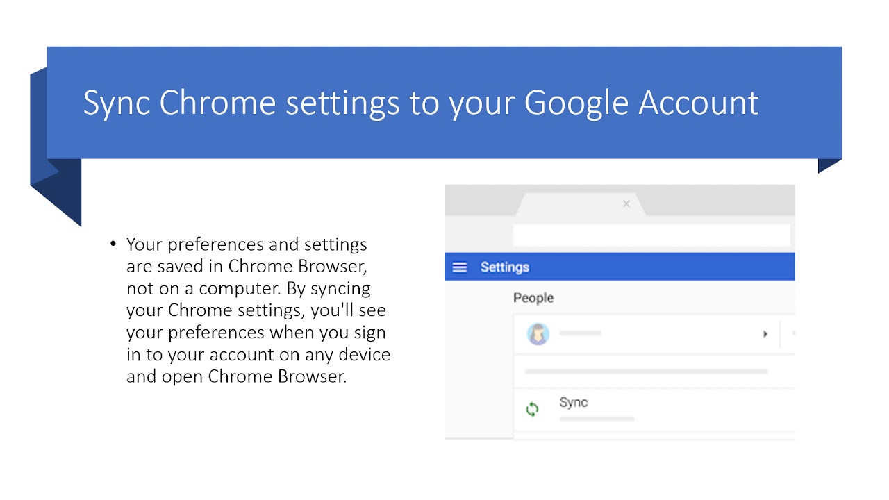 Sync Chrome settings to your Google Account Learn Google Chrome