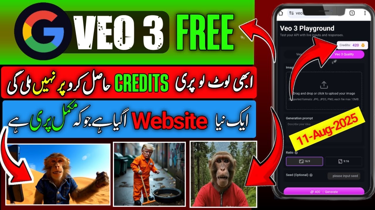 Make Unlimited Ai Videos by Veo3api.ai | Google Veo 3 Se Free Videos ...