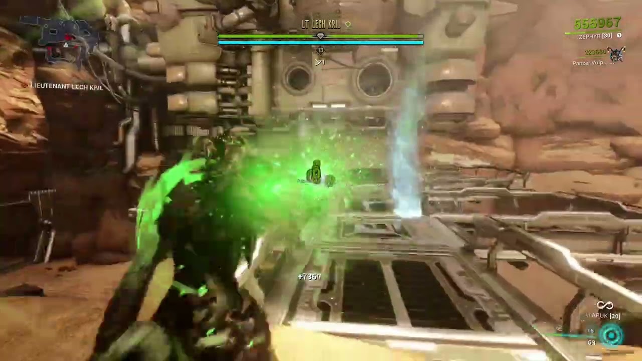 Warframe: solo boss fight of lt lech kril