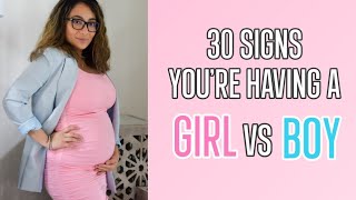 30 SIGNS YOU'RE HAVING A BABY BOY VS  BABY GIRL (Gender Prediction) | The Mom Life screenshot 4