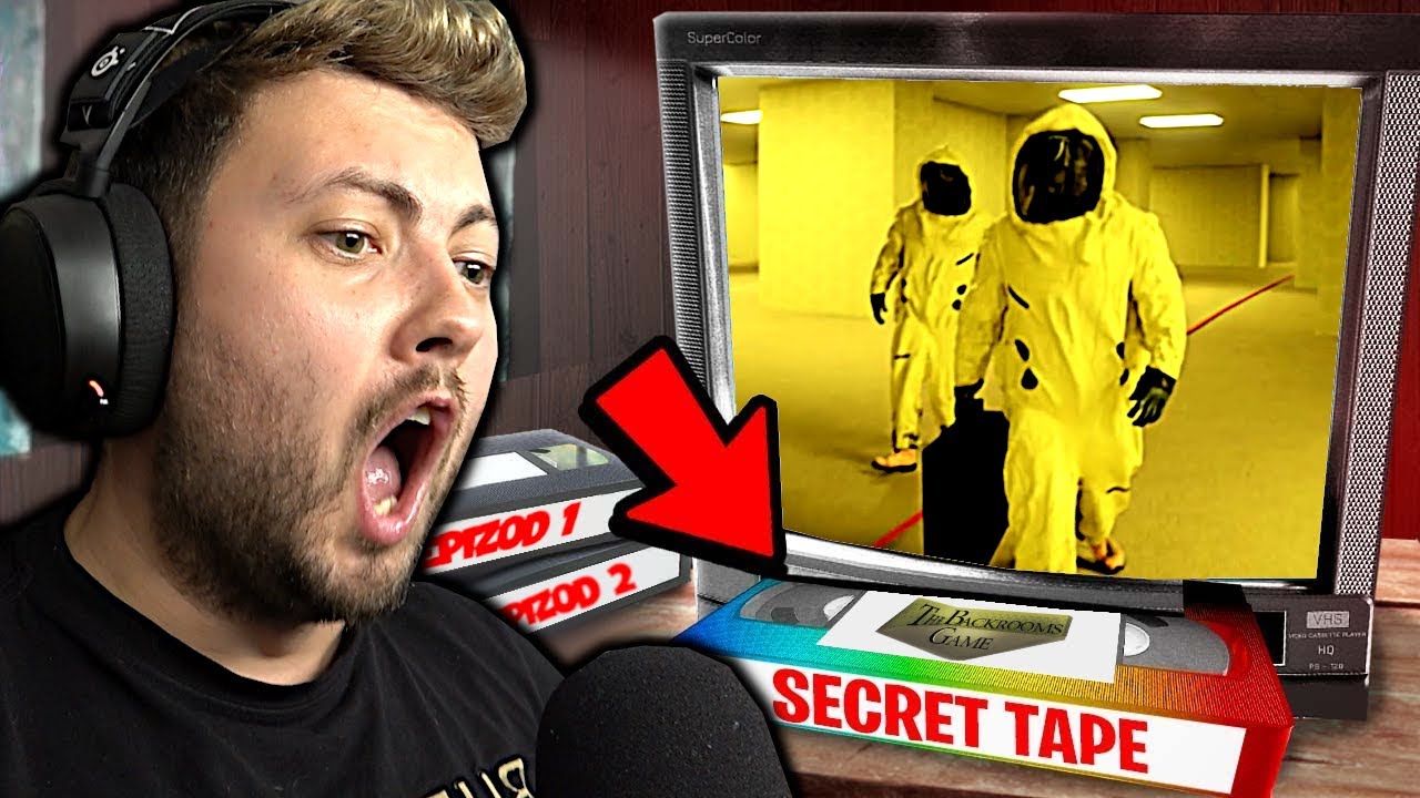 ZNALAZŁEM TAJEMNICZĄ VHS KASETĘ z backrooms... 📼