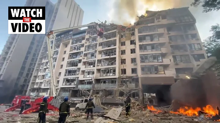 Kyiv hit with multiple missile strikes, emergency workers evacuate buildings