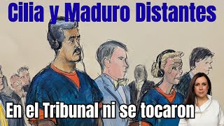 Cilia Flores y Nicolás Maduro distantes en la Corte. Ni se tocaron