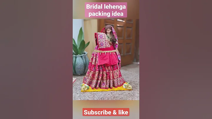 Bridal lehenga packing ideas🤩🤩 dress packing ideas 💄💅👗👠👡🥿🥻👛#shorts #wedding #bridal #packing #viral