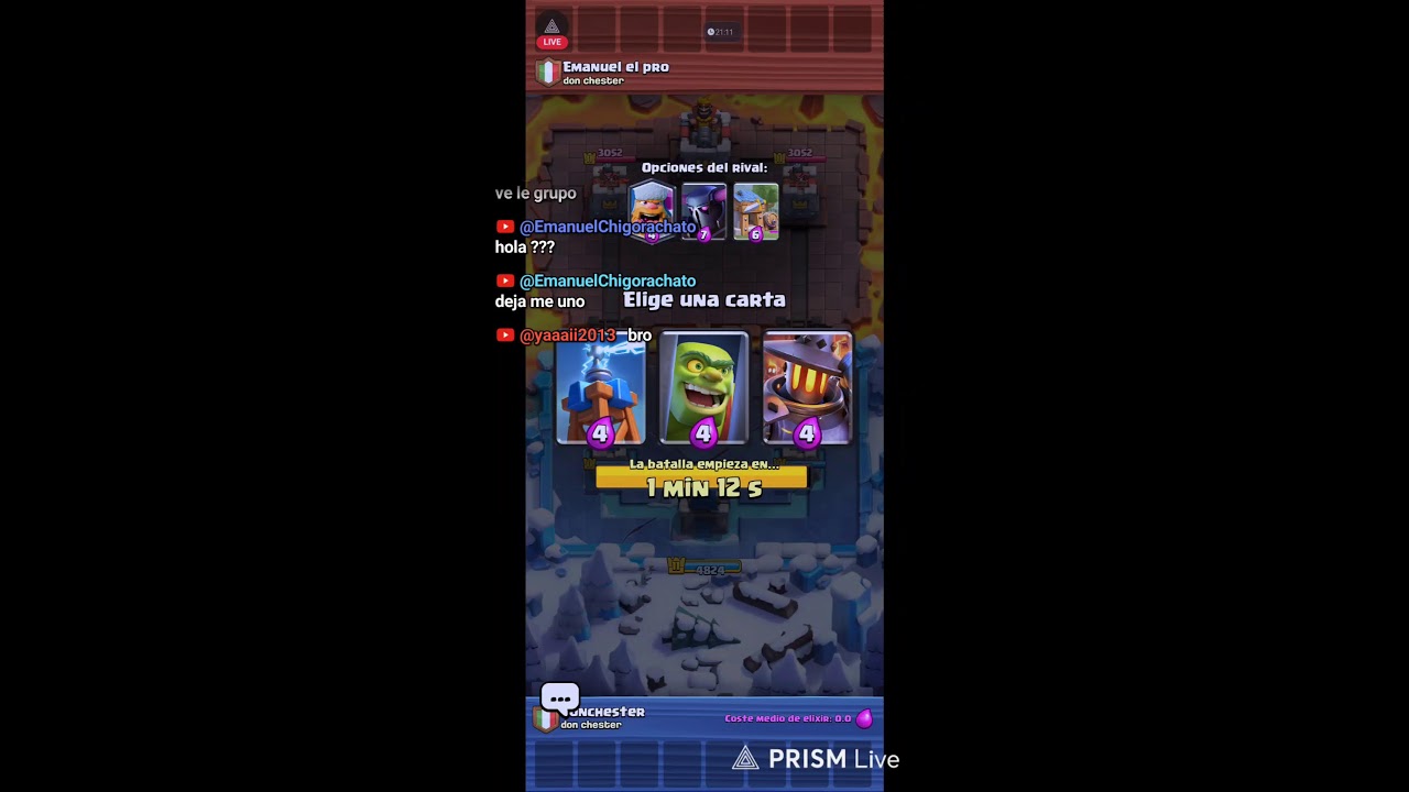 Transmisión en directo de don Chester