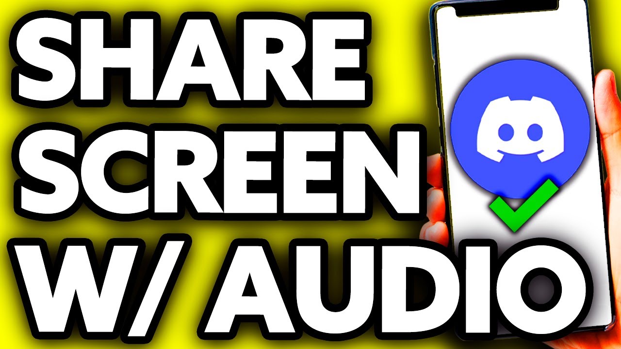 How To Enable Audio In Discord Screen Share Mobile
