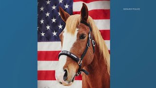 Denver Police horse retiring