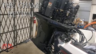 THE CHAMP REVIVAL | CHAMPION BASS BOAT RESTORATION | PART 6: Mercury Outboard Maintenance