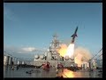 Moskva Missile Cruiser Firing All Of Her Weapons