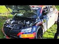 @RajdNadwislanski 2025 OS 3 Józefów Łukasz Byśkiniewicz Daniel Siatkowski wypadek crash rally