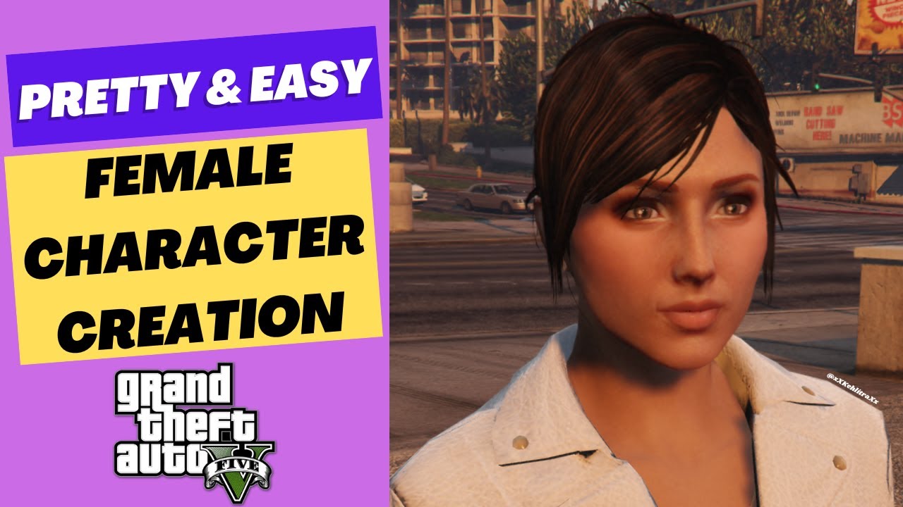 Easy & Pretty GTA 5 Female Character Creation Tutorial YouTube
