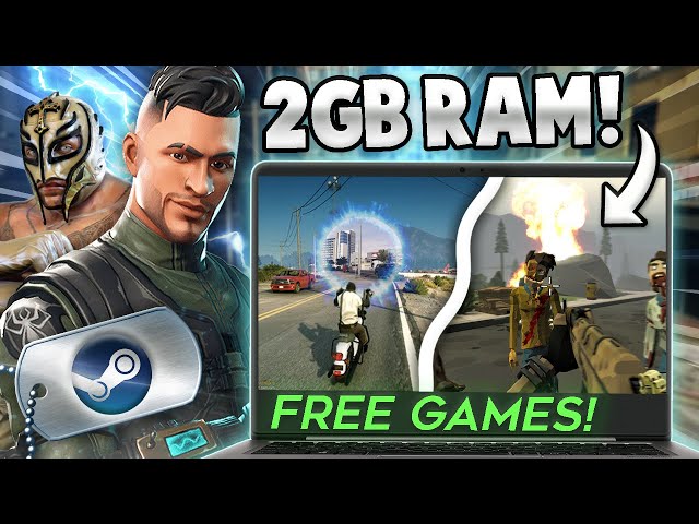 🔥Top 5 Free Games In Steam For 2GB RAM Low End PCs