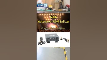 Stage Lighting 4 ways RDM Splitter/Booster -- R4A  #dmx #stagelighting#rdm #rdmsplitter #rdmbooster