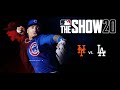 MLB The Show 20: 8/8/2020 - NYM vs. LAD **Game 118**