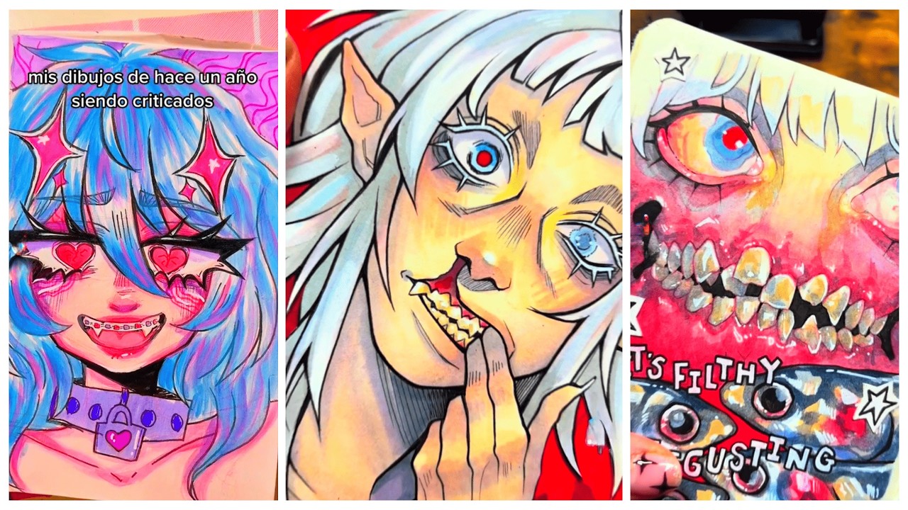 ART SKETCHBOOK 📖🎨 TIKTOK compilation 