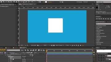 After Effects CS6 || Converting a Shape into a Bezier Path