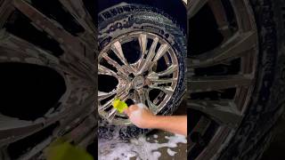Tyre Cleaning and polishing J5Tyre Polish #car #cleaning #detailing