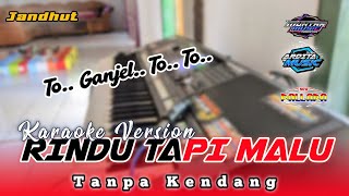 TERBARU - RINDU TAPI MALU(CUT RANI) - KARAOKE VERSION -TANPA KENDANG -JARANAN TO GANJEL TO TO(COVER)