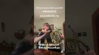 #DariuszMikulski - Waltorniowy Kurs Mistrzowski 2024 #Horn #Waltornia #shorts #WKM2024
