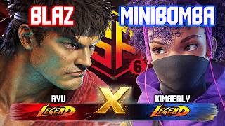 Sf6 Ryu Blaz Vs Minibomba Kimberly Street Fighter 6 High Level