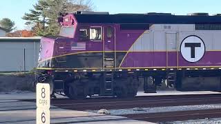 LOTS of Trains at MBTA's Greenbush Yard/Station