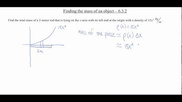 Screencast 6.3.2: Finding the mass of an object