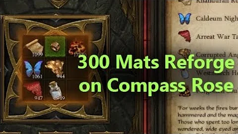 How to waste 300 Bounty Mats on Compass Rose