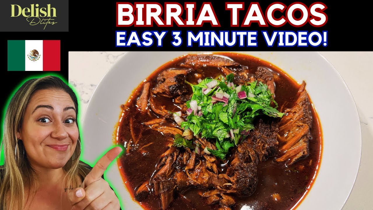 How to make AUTHENTIC BIRRIA TACOS Delish D'Lites Mexican Dishes