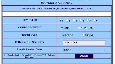 Jammu University ...Ist 3rd 5th 2nd 4th 6th.  Marksheet out ✍️✍️...Syllabus. UG/PG.  Download