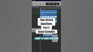 How to use time stretching algorithms in Logic Pro to enhance loops (2/2) #musicproducer #logicprox