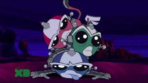 Super Robot Monkey Team Hyperforce Go In the Grip of Evil 3 Monkeys Scene