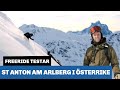 Freeride testar: St Anton am Arlberg i Österrike