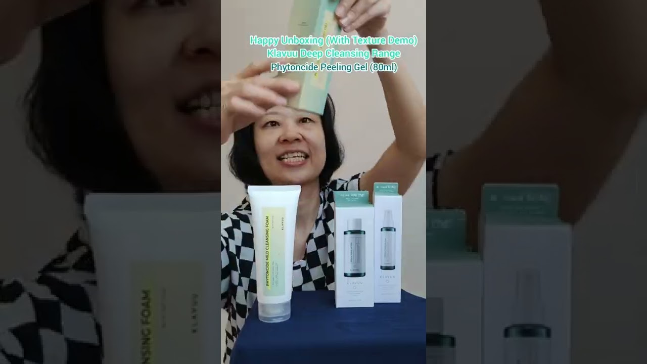 Happy Unbox (With Texture Demo) Deep Cleansing Range🥰🛒🛍️  