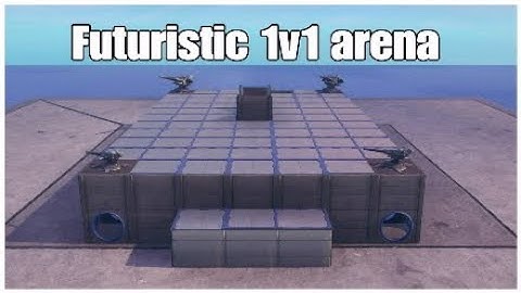 How to build the ultimate futuristic 1v1 arena (Fortnite creative )