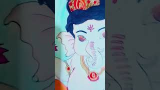 Ganpati bappa drawing 🌸🚩🔱