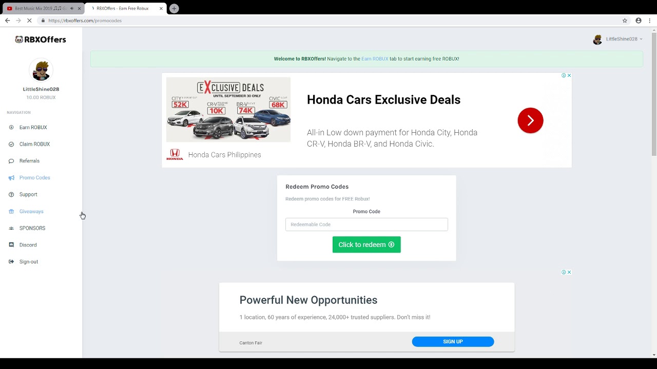 [RBXOFFERS] New code gives "FREE ROBUX"