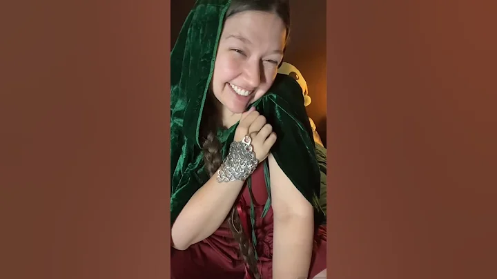 POP TAB CHAIN MAIL! New skill unlocked! #renfaire #fantasy #chainmail #shorts  #cosplay