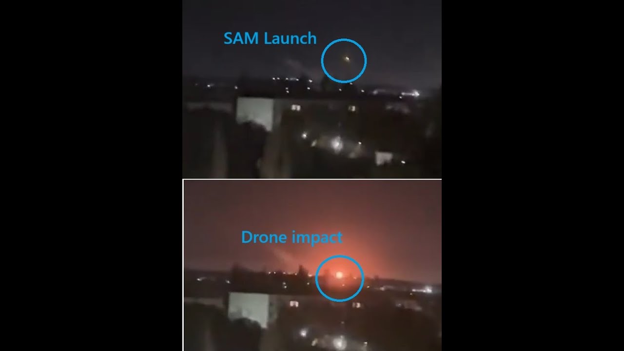 Sam Drones Drones Hit Russian SAM Site in Taganrog! Failed Interception Beforehand ...