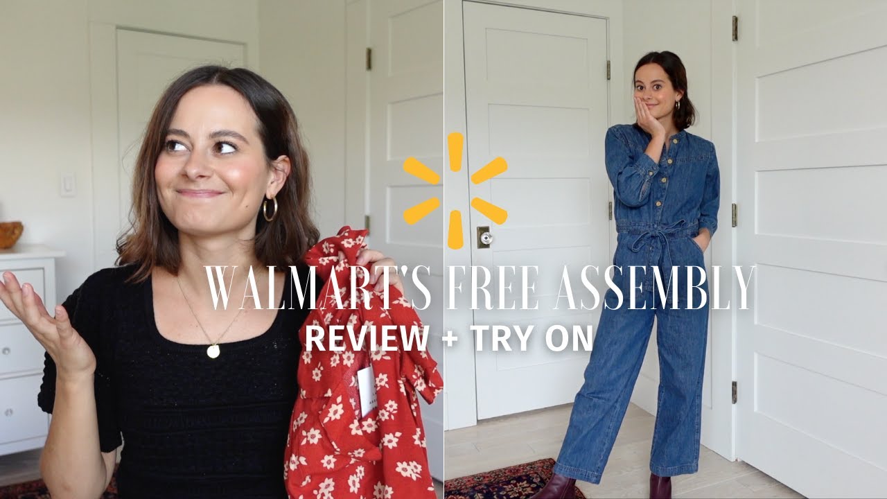 Walmart's Free Assembly Review + Try On 