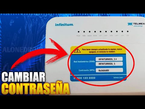 COMO CAMBIAR LA CONTRASEÑA DE MODEM INFINITUM (Telmex) 2022