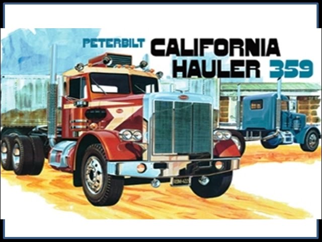 How to Build the Peterbilt California Hauler 359 1:25 Scale AMT