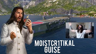 World of Warships Legends MoistCr1TiKaL Guise on Aircraft Carrier Kaga