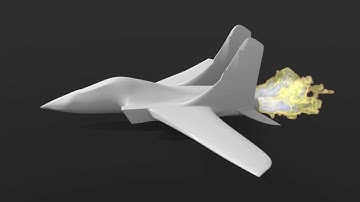 |Antimatter Corp.| Jet Takeoff [Blender Render] Version 2