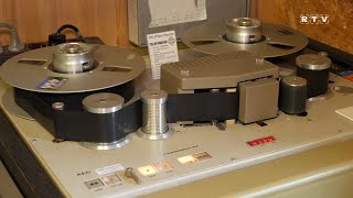 Grammophon und Bandmaschine: Kurt führt in seinem Museum durch die Geschichte der Tonaufzeichnung