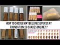 How to find Maybelline Superstay foundation Shades || The GoldenGirl Moumi