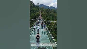 The Truth Behind Glass Bridges | Safety You Should Know #shorts