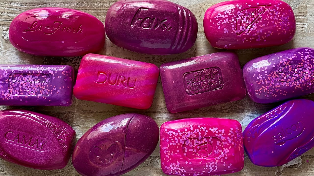 Cutting colored soaр | ASMR SOAP | Резка крашенного мыла | ASMR SOAP |